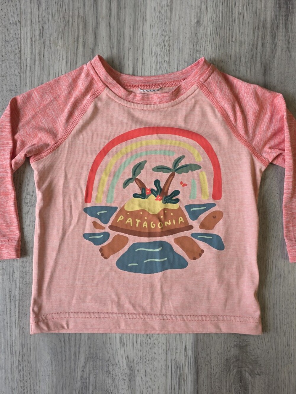 Patagonia Baby Capilene Rainbow Turtle Shirt 12-18M